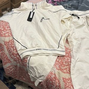 White Jemma Russo track suit